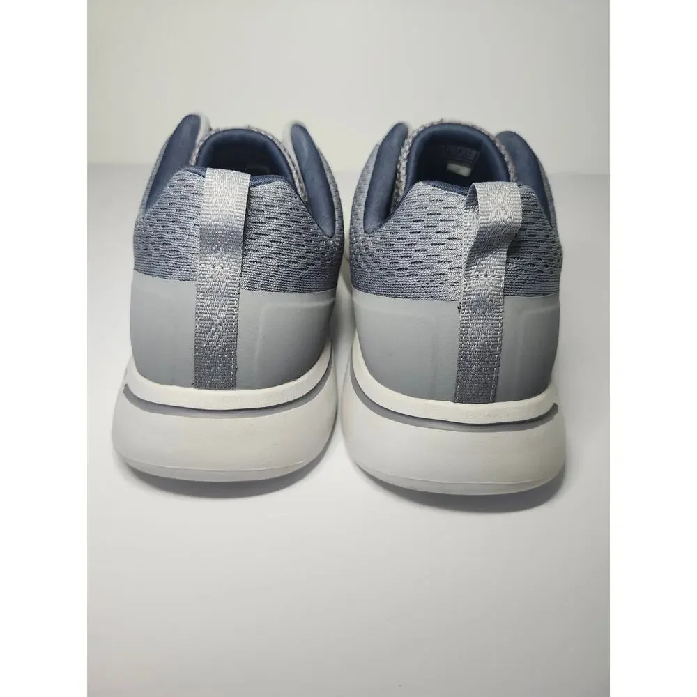 Skechers Men's Go Walk Arch Fit Grey Navy Sz 14 Athletic Sneaker Sporty Mesh